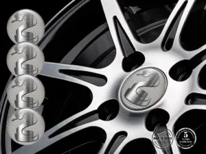 Rim Stickers Car Logo Stylish Resin Emblems